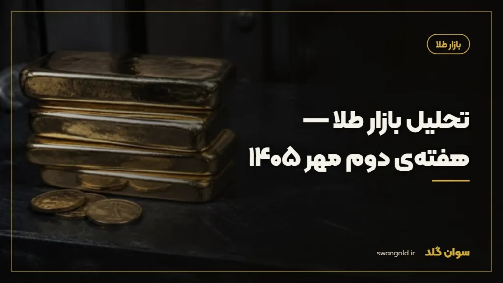 کاور مقاله: تحلیل بازار طلا — هفته‌ی دوم مهر ۱۴۰۵